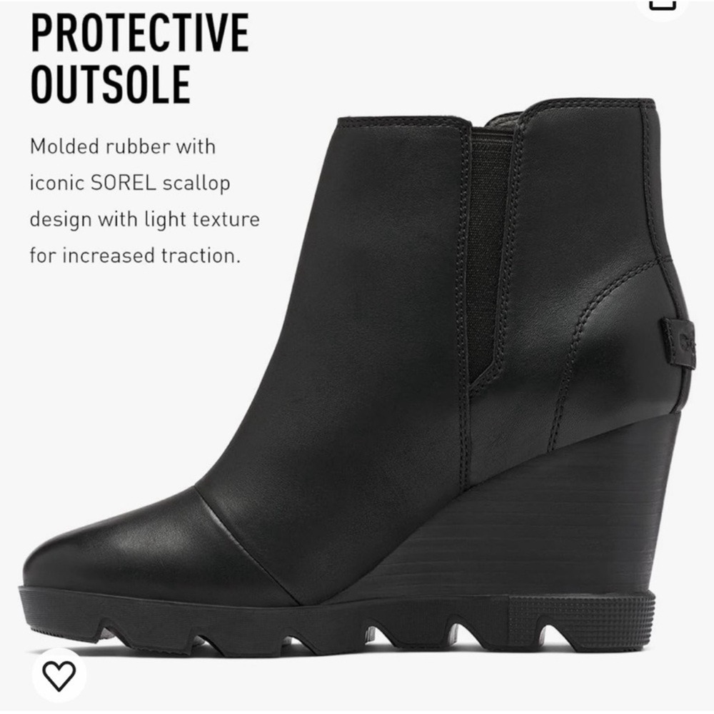 Sorel Joan Uptown Zip Bootie EUC